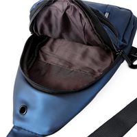 Men's Basic Solid Color Water Repellent Waterproof Waist Bags main image 2