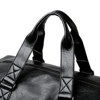 Men's Fashion Solid Color Pu Leather Travel Bags main image 4