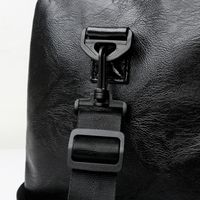 Men's Fashion Solid Color Pu Leather Travel Bags main image 5