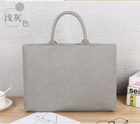 Unisex Basic Solid Color Water Repellent Briefcases main image 3