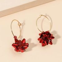 Fashion Christmas Tree Flamingo Alloy Plating Inlay Artificial Gemstones Women's Drop Earrings 1 Pair sku image 32