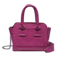 Women's Medium All Seasons Pu Leather Crocodile Fashion Square Zipper Handbag main image 5