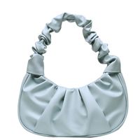 Women's Small All Seasons Pu Leather Solid Color Fashion Dumpling Shape Magnetic Buckle Underarm Bag sku image 3