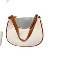 Women's Small Pu Leather Solid Color Fashion Dumpling Shape Zipper Cloud Shape Bag main image 4