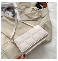 Women's Small Pu Leather Solid Color Fashion Square Magnetic Buckle Square Bag sku image 1
