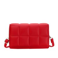 Women's Small Pu Leather Solid Color Fashion Square Magnetic Buckle Square Bag sku image 2