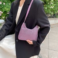 Women's Small Pu Leather Solid Color Streetwear Square Zipper Square Bag main image 2