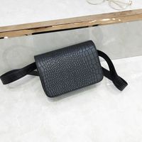 Women's Streetwear Solid Color Crocodile Pu Leather Waist Bags main image 3