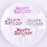 Birthday Letter Plastic Party Cake Decorating Supplies 1 Set main image 3