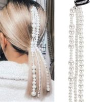 Fashion Geometric Artificial Pearl Beaded Hair Clip 1 Piece main image 1