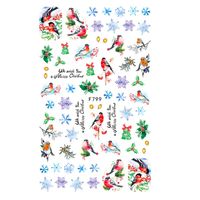 Christmas Fashion Gingerbread Snowflake Elk Sticker Nail Decoration Accessories 1 Piece main image 4