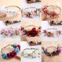 Pastoral Flower Cloth Handmade Wreath 1 Piece main image 6