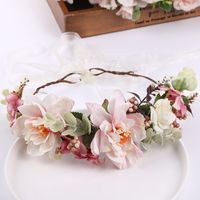 Pastoral Flower Cloth Handmade Wreath 1 Piece sku image 7