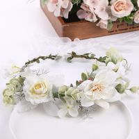 Pastoral Flower Cloth Handmade Wreath 1 Piece sku image 8