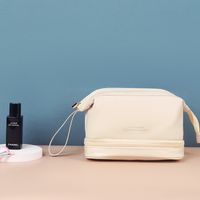 Women's Small Pu Leather Solid Color Fashion Dumpling Shape Zipper Cosmetic Bag sku image 8