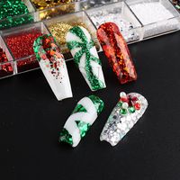 Christmas Simple Style Solid Color Sequin Nail Decoration Accessories 1 Piece main image 4