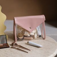 Women's Small Pu Leather Solid Color Fashion Dumpling Shape Zipper Cosmetic Bag sku image 2