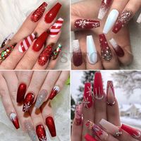 Christmas Simple Style Solid Color Sequin Nail Decoration Accessories 1 Piece main image 5