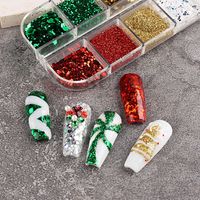 Christmas Simple Style Solid Color Sequin Nail Decoration Accessories 1 Piece main image 6