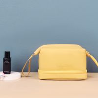Women's Small Pu Leather Solid Color Fashion Dumpling Shape Zipper Cosmetic Bag sku image 10