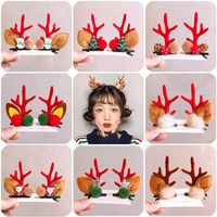 Fashion Antlers Alloy Resin Hair Clip 2 Pieces main image 1