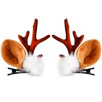 Fashion Antlers Alloy Resin Hair Clip 2 Pieces main image 4
