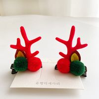 Fashion Antlers Alloy Resin Hair Clip 2 Pieces sku image 11