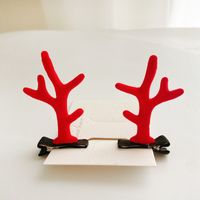 Fashion Antlers Alloy Resin Hair Clip 2 Pieces sku image 2