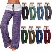 Women's Daily Fashion Color Block Full Length Patchwork Casual Pants main image 1