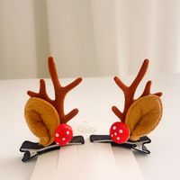 Fashion Antlers Alloy Resin Hair Clip 2 Pieces sku image 5
