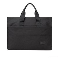 Unisex Business Solid Color Nylon Waterproof Briefcases sku image 1