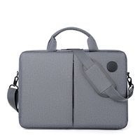 Men's Fashion Solid Color Nylon Waterproof Briefcases sku image 1