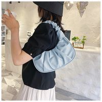 Women's Small All Seasons Pu Leather Solid Color Fashion Dumpling Shape Magnetic Buckle Underarm Bag main image 2