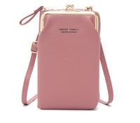 Women's Mini Pu Leather Solid Color Streetwear Square Zipper Crossbody Bag sku image 4