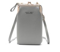 Women's Mini Pu Leather Solid Color Streetwear Square Zipper Crossbody Bag sku image 8