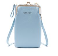 Women's Mini Pu Leather Solid Color Streetwear Square Zipper Crossbody Bag sku image 9