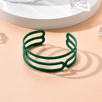 Fashion Solid Color Alloy Hollow Out Women's Bangle 1 Piece main image 6