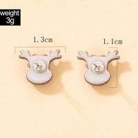 Fashion Deer Alloy Women's Earrings 1 Pair main image 3