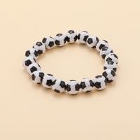 Casual Football Plastic Beaded Women's Bracelets 1 Piece main image 4