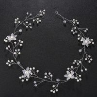 Handmade Pearl Shell Flower Bride Beach Wedding Jewelry Hairband Dress Accessories sku image 1