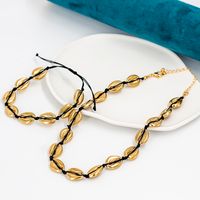 Fashion Shell Synthetic Resin Rope Handmade Unisex Bracelets Necklace 1 Piece main image 5