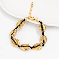 Fashion Shell Synthetic Resin Rope Handmade Unisex Bracelets Necklace 1 Piece sku image 2