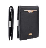 Men's Solid Color Leather Flip Cover Wallets main image 2