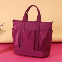 Women's Fashion Solid Color Oxford Cloth Shopping Bags main image 1