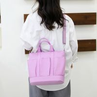 Women's Fashion Solid Color Oxford Cloth Shopping Bags main image 6