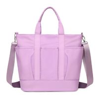 Women's Fashion Solid Color Oxford Cloth Shopping Bags sku image 6