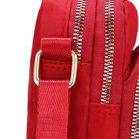 Women's Small All Seasons Nylon Solid Color Fashion Square Zipper Crossbody Bag main image 5
