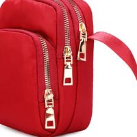 Women's Small All Seasons Nylon Solid Color Fashion Square Zipper Crossbody Bag main image 4