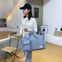 Unisex Fashion Solid Color Oxford Cloth Waterproof Duffel Bags main image 5