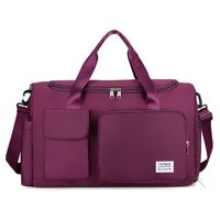 Unisex Fashion Solid Color Oxford Cloth Waterproof Duffel Bags sku image 1